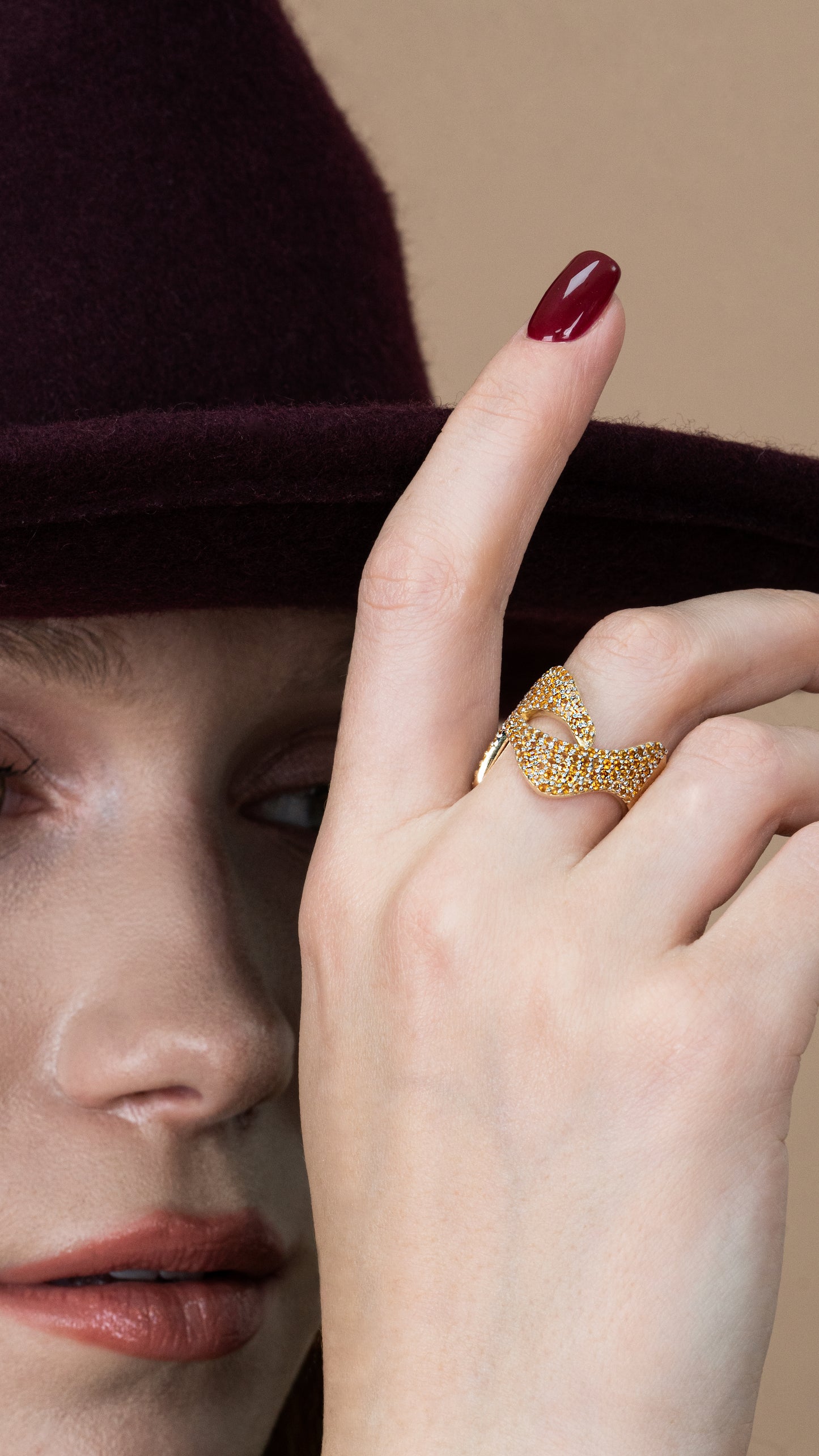 Citrine Radiant Ring