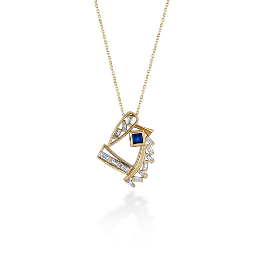 Sapphire Universe Necklace